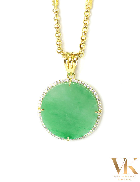 Mề Đay Ngọc Cẩm Thạch 1KQ000212