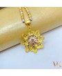 Mề đay xi 3 màu vàng 18k 1KK002436