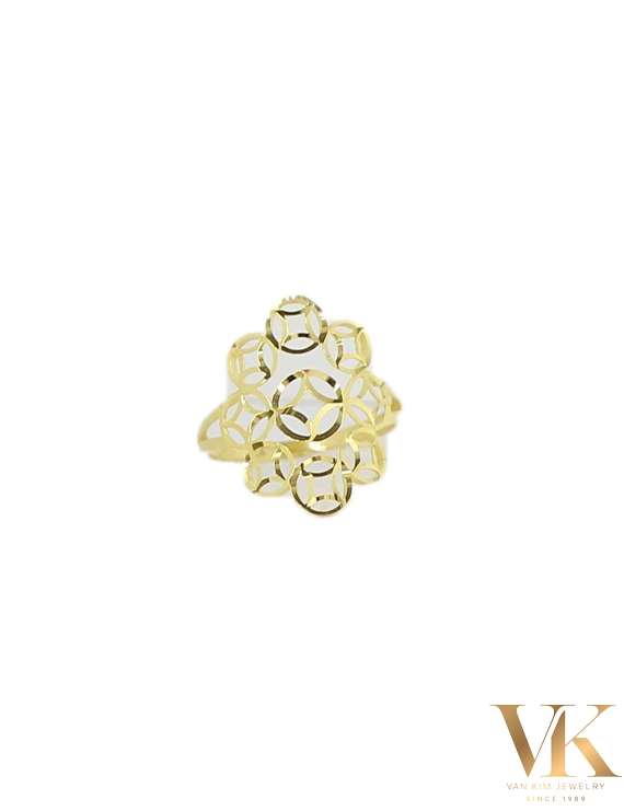 Nhẫn Kim Tiền Bản Lớn 10K007201