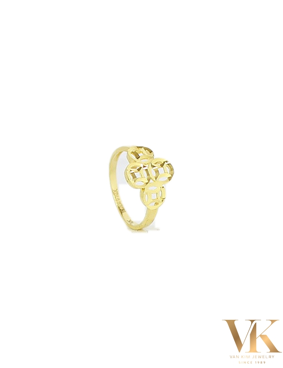 Nhẫn Kim Tiền Xếp Tầng 10K007202